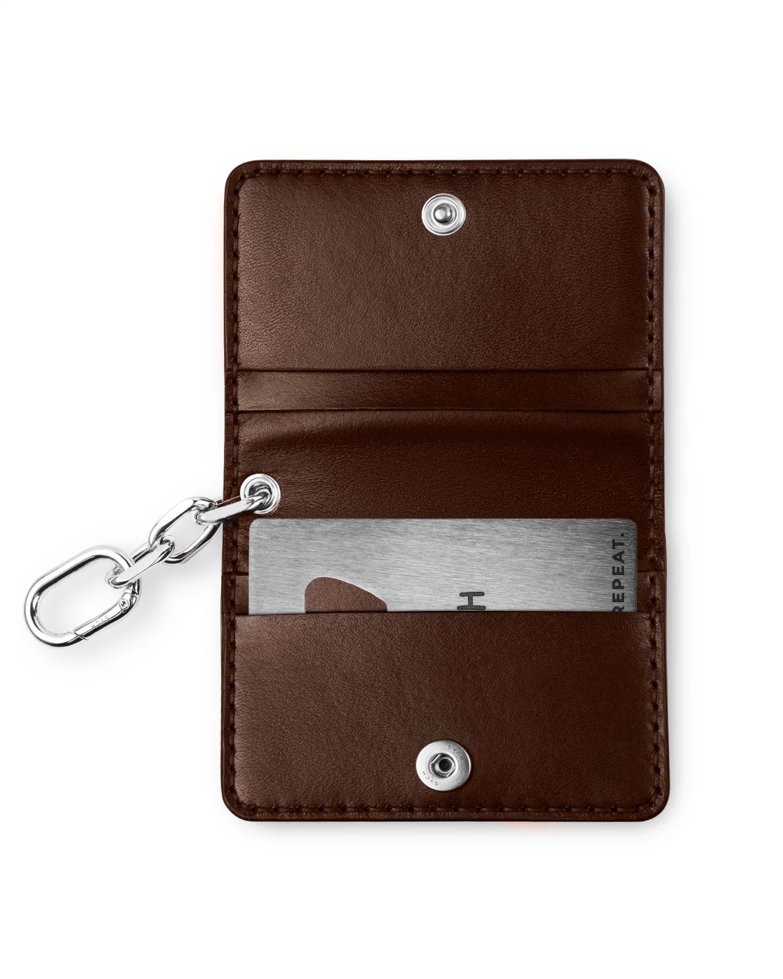 CARDHOLDER BROWN CARABINER