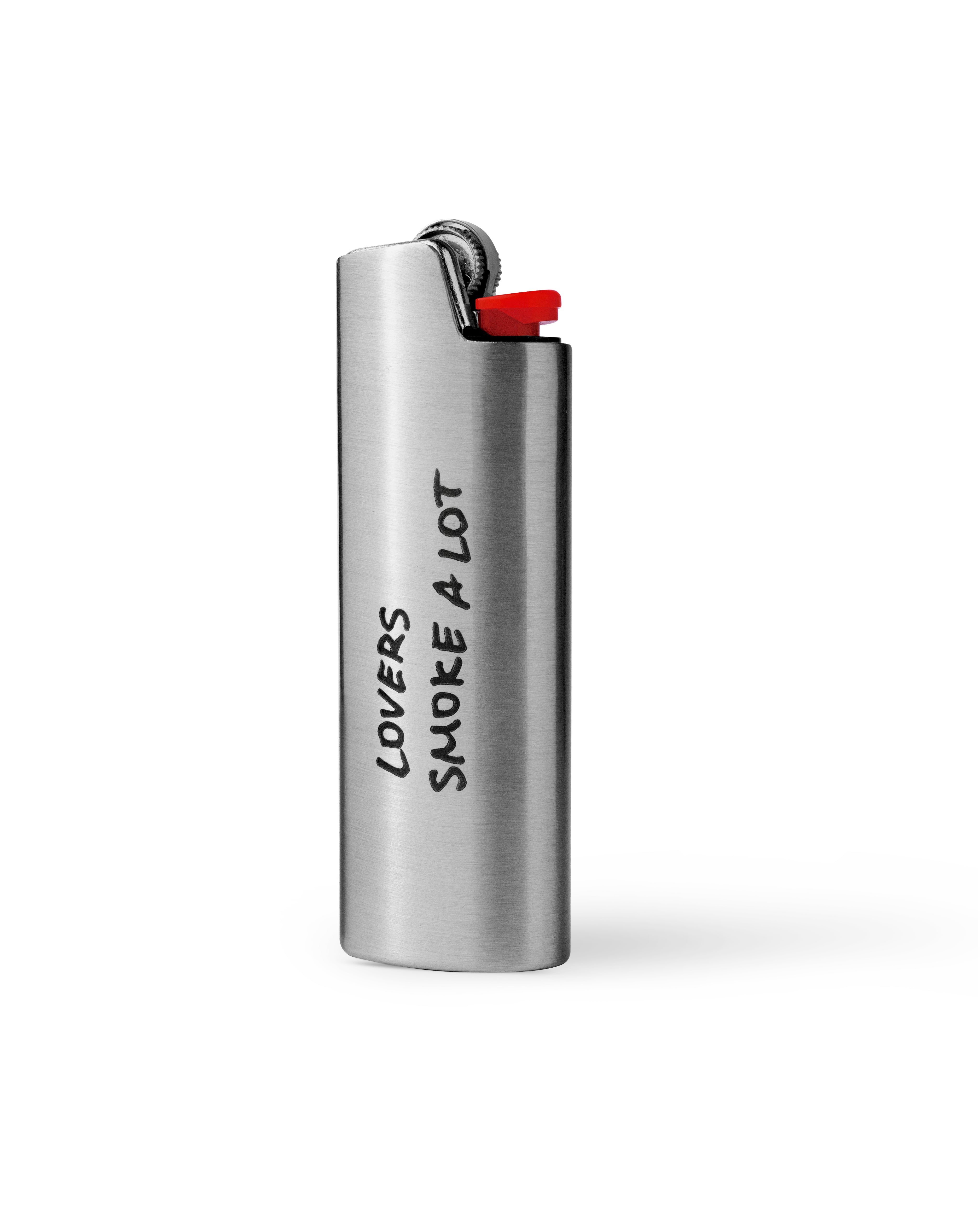 LIGHTER CASE "LOVERS SMOKE A LOT"