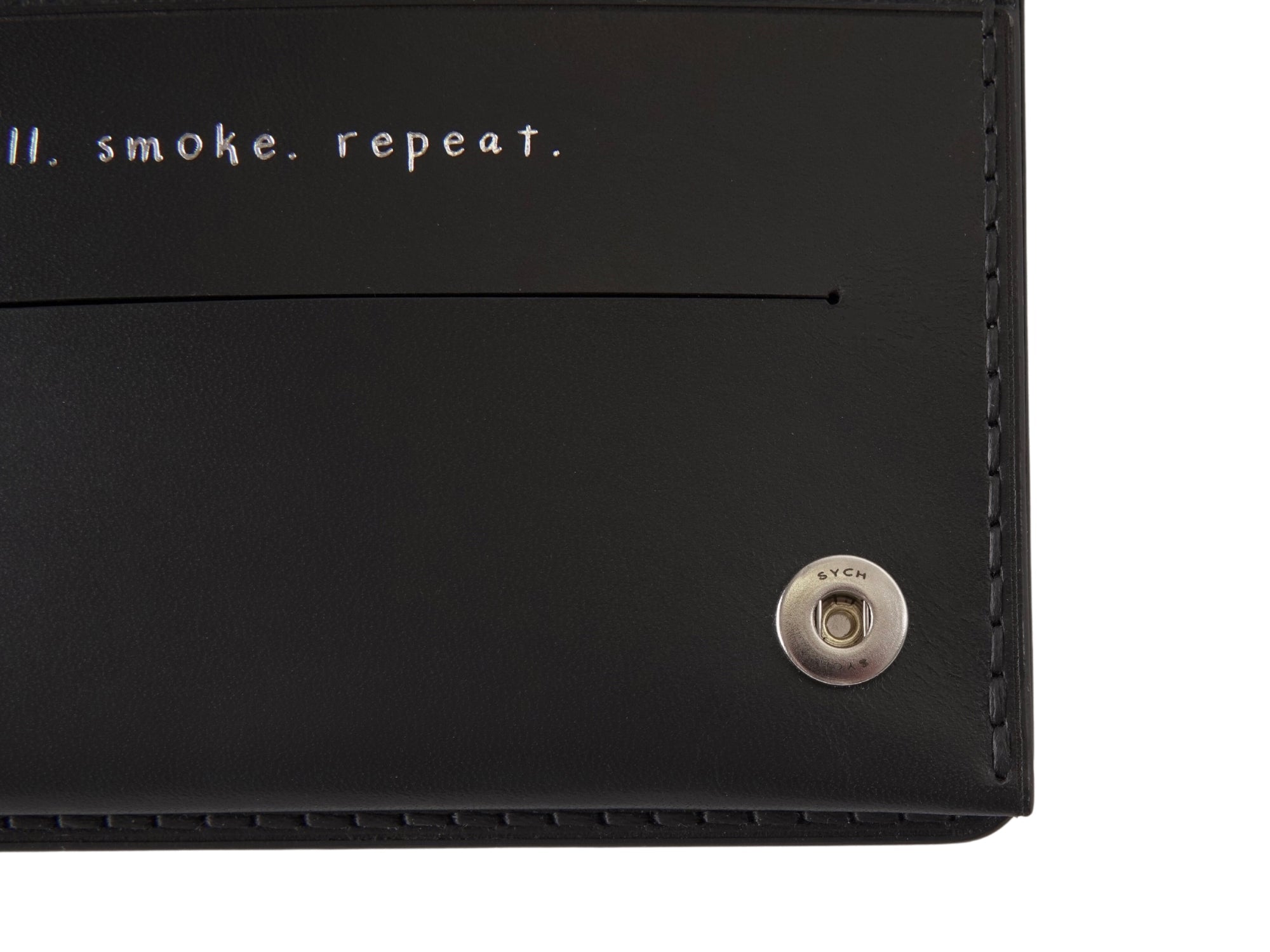 Handmade Leather Tobacco pouch black