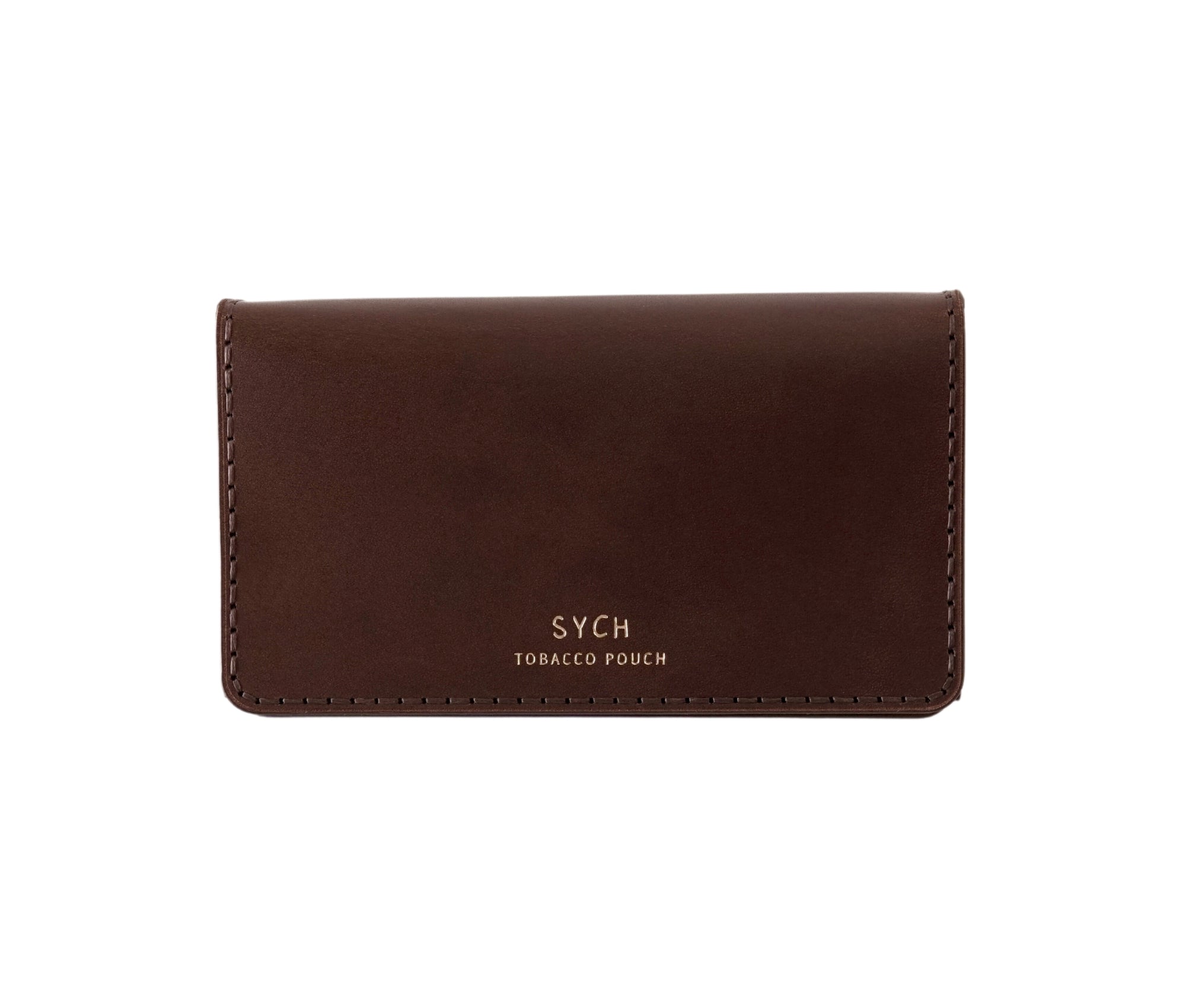 Handmade Leather Tobacco Pouch - Brown