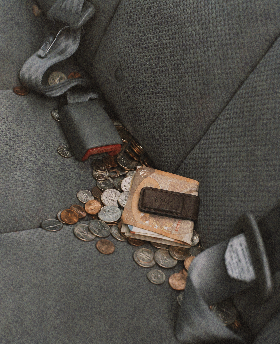 MONEY CLIP BROWN